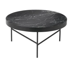 Table Basse En Marbre - Noir-Ferm Living Outlet