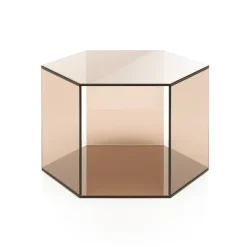 Table Basse Hexagon - H 35 X 48 X 55 Cm - Bronze-FEST Amsterdam Clearance