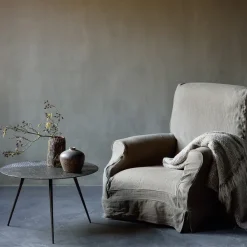 Table Basse Luna - Lava Linear - Whisky - O 65 X H 41 Cm-Ethnicraft Sale