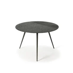 Table Basse Luna En Mineaux - Noir - O 65 X H 41 Cm-Ethnicraft Outlet