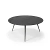 Table Basse Luna En Mineaux - Noir - O 80 X H 35 Cm-Ethnicraft Discount
