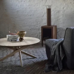 Table Basse Mikado Chene Ronde-Ethnicraft Online