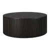 Table Basse Ronde Roller Max En Acajou - Marron-Ethnicraft