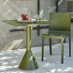 Table Cone Palissade - L 65 X P 65 X H 74 Cm - Olive-Hay Sale