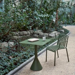 Table Cone Palissade - L 65 X P 65 X H 74 Cm - Olive-Hay Sale
