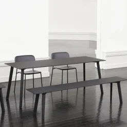 Table Cph Deux 210 Noir & Pieds Hetre - Noir-Hay Discount
