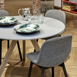 Table Cph20 Ronde Chene & Linoleum - Creme-Hay Discount