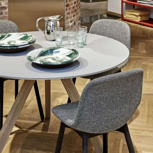 Table Cph20 Ronde Chene & Linoleum - Creme-Hay Discount