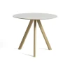 Table Cph20 Ronde Chene Clair Huile & Linoleum - Creme-Hay