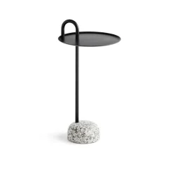Table D'Appoint Bowler En Acier Et Granit - Noir-Hay Discount