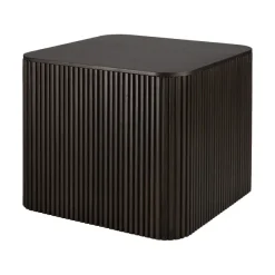 Table D'Appoint Carree Roller Max En Acajou - Marron-Ethnicraft Clearance