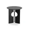 Table D'Appoint Cove En Teck Noir Verni - O 50 Cm-Ethnicraft Outlet