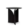 Table D'Appoint Fin En Teck Noir Verni - O 50 Cm-Ethnicraft Hot