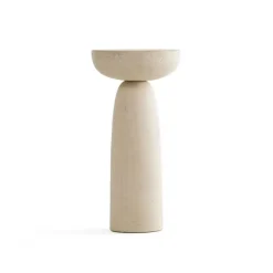 Table D'Appoint Olo - O 30 X H 61 Cm - Ivoire-MOGG New