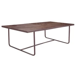 Table Paloma Bois Clair / Brun - 130 X 70 Cm-Honoré Clearance