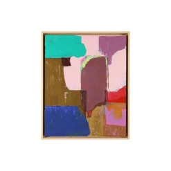 Tableau Abstrait Multicolore - 40 X 50 Cm-HK Living New