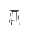 Tabouret De Comptoir Fiber Tube Noir-Muuto