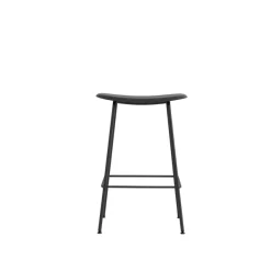 Tabouret De Comptoir Fiber Tube Noir-Muuto