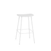 Tabouret Fiber Tube Blanc + Assise Blanc-Muuto Online