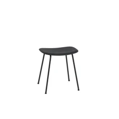 Tabouret Fiber Tube Noir + Assise Noir-Muuto Hot