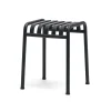 Tabouret Palissade En Acier Poudre - Anthracite-Hay