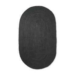 Tapis Eternal Jute Ovale - 230 X 340 Cm - Noir-Ferm Living Sale