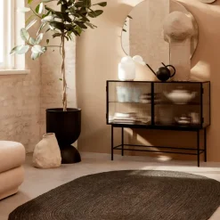 Tapis Eternal Jute Ovale - 230 X 340 Cm - Noir-Ferm Living Sale