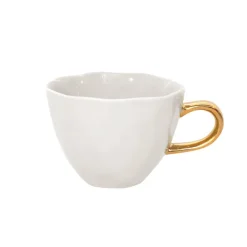 Tasse A Cafe Good Morning En Porcelaine - Gris Blanc-Sélectionné par Fleux Hot