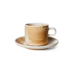 Tasse Et Soucoupe Chef Ceramics Rustique - Creme-HK Living Hot