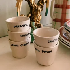 Tasse Expresso Drama Queen - Blanc-Sélectionné par Fleux New