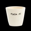 Tasse Expresso Fuck It - Blanc-Sélectionné par Fleux
