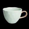 Tasse Expresso Good Morning En Porcelaine - Celadon-Sélectionné par Fleux Online