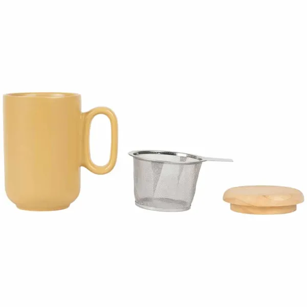 Tisaniere Mat Baltika - 50 Cl - Jaune-Sélectionné par Fleux New