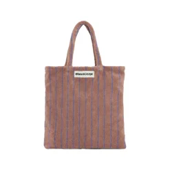 Totebag A Rayures - Camel & Ultramarine Blue-Sélectionné par Fleux Best