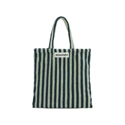 Totebag A Rayures - Sea Foam & Deep Teal-Sélectionné par Fleux New