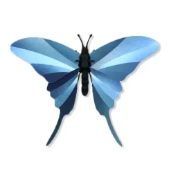Trophee Origami Papillon Swordtail - Bleu Azur-Assembli Discount