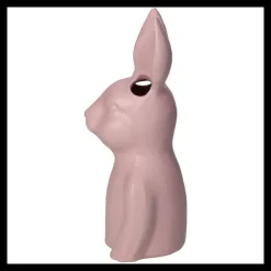 Vase Bunny - Rose - 9 Cm X 9 Cm X 22Cm-Sélectionné par Fleux Outlet