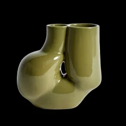 Vase Chuby - Olive-Hay Clearance