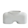 Vase Cobra Fat En Ceramique - Blanc-101 Copenhagen Outlet