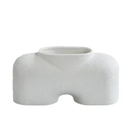 Vase Cobra Fat En Ceramique - Blanc-101 Copenhagen Outlet