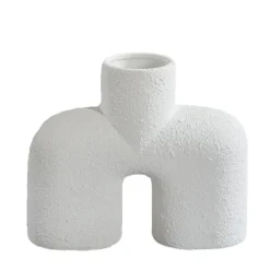 Vase Cobra Uno En Ceramique - Blanc-101 Copenhagen Clearance