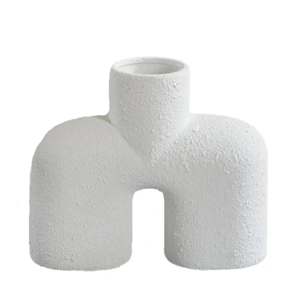 Vase Cobra Uno En Ceramique - Blanc-101 Copenhagen Clearance