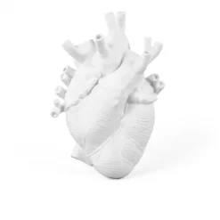 Vase Coeur Love In Bloom Porcelaine - Blanc-Seletti Online