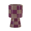 Vase Damier Asymetrique - Rose-Sélectionné par Fleux