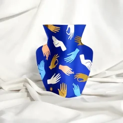 Vase En Papier Hamsa Bleu-Octaevo Sale