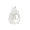 Vase Monsieur Carafon Fish Blanc-Sélectionné par Fleux Sale