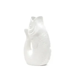 Vase Monsieur Carafon Fish Blanc-Sélectionné par Fleux Sale