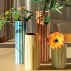 Vase Ray - Orange-&klevering Sale