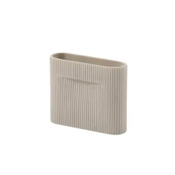 Vase Ridge En Faience - H 16,5 Cm-Muuto Sale