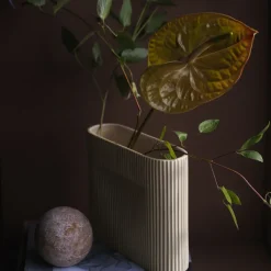 Vase Ridge En Faience - H 16,5 Cm-Muuto Sale